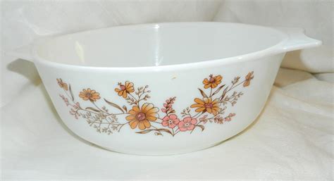 pyrex homestead casserole|pyrex flower patterns.